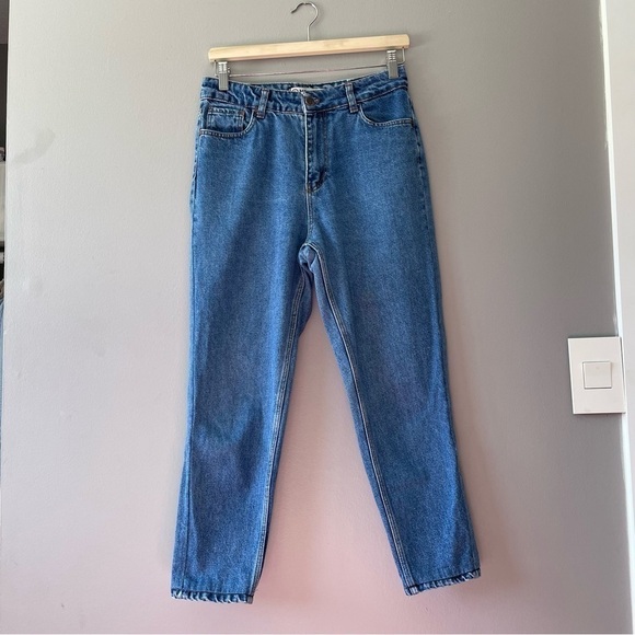 [30] Vintage MOM Jeans High Rise Boyfriend Straight Leg Denim Jeans Women’s - Picture 2 of 14